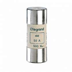 Legrand Промышленный цилиндрический предохранитель аМ 22x58 63а 500В с бойком арт. 015163
