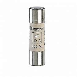Legrand Промышленный цилиндрический предохранитель gG 14x51 16а 500В без бойка арт. 014316