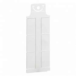 Legrand Прозрачная крышка Logicab 2 для маркировочного элемента 8х27 мм арт. 038514