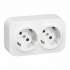 Legrand Quteo Бел Розетка 2-я с/з с шт арт. 782223