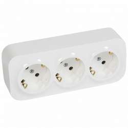 Legrand Quteo Бел Розетка 3-я с/з с шт арт. 782218