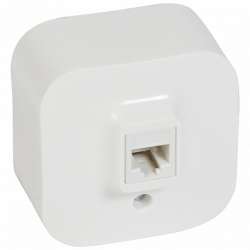 Legrand Quteo Бел Розетка RJ11 арт. 782214