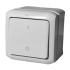 Legrand Quteo Сер Выключатель двухполюсный IP44 арт. 782339