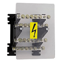 Legrand Распределительный блок со ступенчато расположенными шинами 125A 1 вводной и 5 отводных зажимов арт. 037430