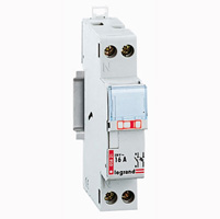 Legrand Разъединитель-держатель предохранителей 1П+Н цилиндрические бытовые предохранители 16 А арт. 005821