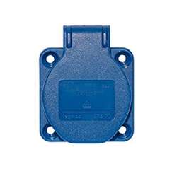 Legrand Розетка нем.ст. 16А 2К+З 230В IP44 син.50х50 без шторок арт. 057670