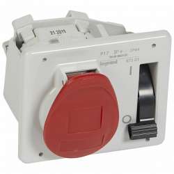 Legrand Розетка встр.с блок. 16А 3К+Н+З 380В IP44 арт. 057302