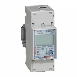 Legrand Счетчик электроэнергии однофазный EMDX? - сертификат MID - 63 А - 2 модуля - импульсный выход арт. 004678