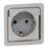 Legrand Soliroc Розетка 2К+З с автоматическими клеммами с крышкой с замком Нем. стандарта 16А IP55 арт. 077837