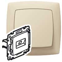 Legrand Suno Беж RJ45 UTP кат5е 1в слк арт. 774672