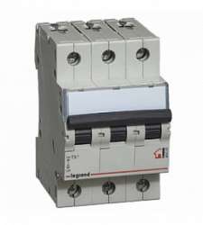 Legrand TX3 Автоматический выключатель 3P 63A (B) 6000/10kA арт. 403894