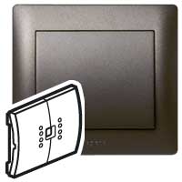 Legrand Темная Бронза Клавиша Двойн.выкл с индикацией арт. 771270