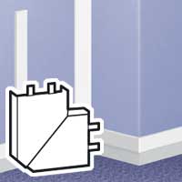 Legrand Угол плоский для кабель-канала 60х16 арт. 030293