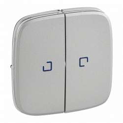 Legrand Valena ALLURE Алюм Клавиша 2-ая с подсветкой/индикацией арт. 755227