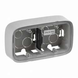 Legrand Valena ALLURE Алюм Коробка для накладного монтажа 2-ая арт. 755572