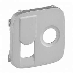 Legrand Valena ALLURE Алюм Накладка розетки TV-RJ45 арт. 754837