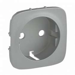 Legrand Valena ALLURE Алюм Накладка розетки с/з с зажимами 6 кв.мм арт. 755257