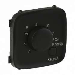 Legrand Valena ALLURE Антрацит Накладка регулятора теплого пола арт. 755328