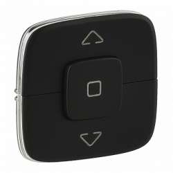 Legrand Valena ALLURE Антрацит Накладка выключателя жалюзийного арт. 755148