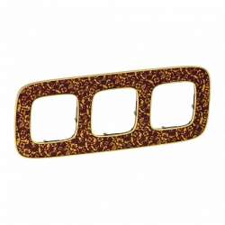 Legrand Valena ALLURE Барокко Пурпур Рамка 3-ая арт. 754443