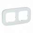 Legrand Valena ALLURE Белое стекло Рамка 2-ая арт. 755542