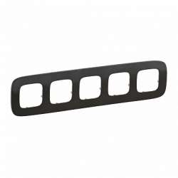 Legrand Valena ALLURE Черная сталь Рамка 5-ая арт. 755515