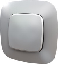 Legrand Valena ALLURE DIY Алюм Переключатель 1-клавишный с подсветкой 10А 250В арт. 752926