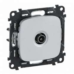 Legrand Valena ALLURE DIY Алюм Розетка TV оконечная, 10 дБ, 0-862 МГц арт. 753960