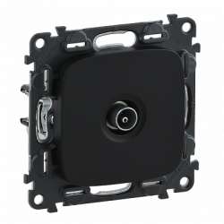 Legrand Valena ALLURE DIY Антрацит Розетка TV проходная, 1,5дБ/14дБ 0-2400 МГц арт. 753981