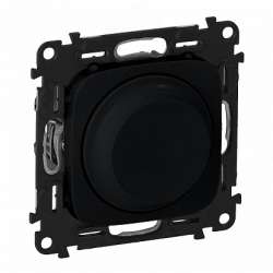 Legrand Valena ALLURE DIY Антрацит Светорегулятор поворотный, 300Вт, универсальный, без нейтрали арт. 752980