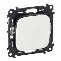 Legrand Valena ALLURE DIY Бел Переключатель 1-клавишный 10А 250В арт. 752706
