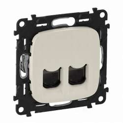 Legrand Valena ALLURE DIY Сл.кость Розетка комп(RJ45) 2-ая 6 кат UTP арт. 753843