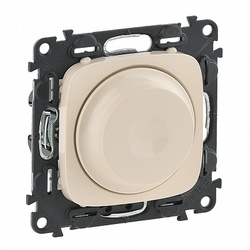 Legrand Valena ALLURE DIY Сл.кость Светорегулятор поворотный, 300Вт, универсальный, без нейтрали арт. 752860