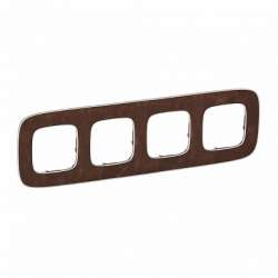 Legrand Valena ALLURE Кожа Рамка 4-ая арт. 754454