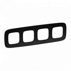 Legrand Valena ALLURE Матовый черный Рамка 4-ая арт. 754404