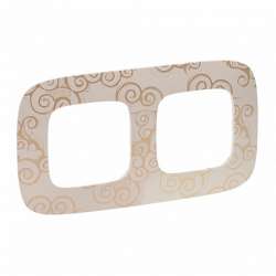 Legrand Valena ALLURE Нарцисс золото Рамка 2-ая арт. 754352