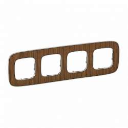 Legrand Valena ALLURE Орех Рамка 4-ая арт. 754464