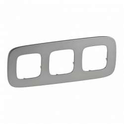 Legrand Valena ALLURE Полированная сталь Рамка 3-ая арт. 755503