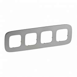 Legrand Valena ALLURE Полированная сталь Рамка 4-ая арт. 755504