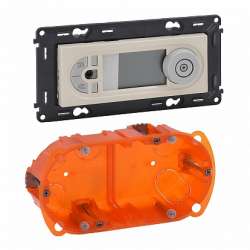 Legrand Valena ALLURE Сл.кость Тюнер FM с RDS, ЖК-дисплеем и блоком питания (с лицевой панелью) арт. 752242