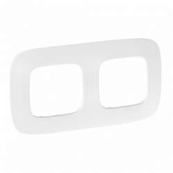 Legrand Valena ALLURE Тиснение белое Рамка 2-ая арт. 754372