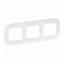 Legrand Valena ALLURE Тиснение белое Рамка 3-ая арт. 754373