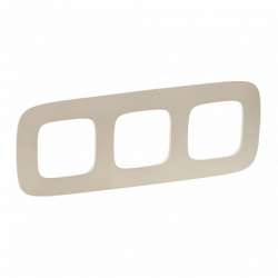 Legrand Valena ALLURE Тиснение бежевое Рамка 3-ая арт. 754383