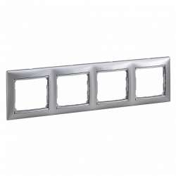 Legrand Valena Алюминий Рамка 4-ая гориз арт. 770154