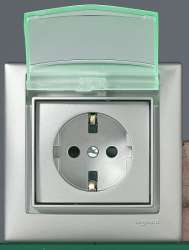 Legrand Valena Алюминий Розетка 1-ая с/з арт. 770120
