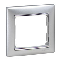 Legrand Valena Алюминий/Серебряный штрих Рамка 1-ая арт. 770351