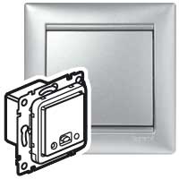 Legrand Valena Алюминий Центральный блок системы звуковой трансляции арт. 770266