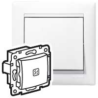 Legrand Valena Бел Переключатель 1-клавишный с подсветкой арт. 774426