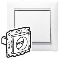 Legrand Valena Бел Розетка 1-ая б/з арт. 774416