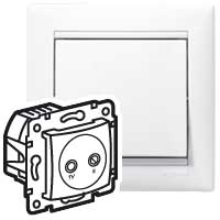 Legrand Valena Бел Розетка TV-FM оконечная 862 МГц 10дБ арт. 774433